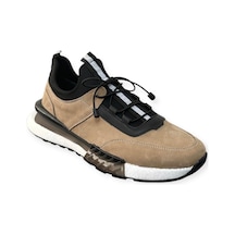 Luiz Paulo %100 Deri İçi Dışı Rahat Erkek Günlük Spor Ayakkabı İthal Balon Taban 39-44 KUM NUBUK Kum