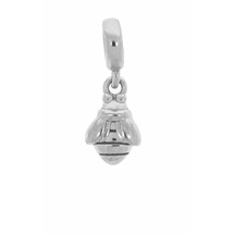 Kadın Böcek Model Mini Gümüş Charm