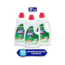 ABC Jel Plus Bahar Ferahlığı Sıvı Çamaşır Deterjanı 33 Yıkama 3 x 2145 ML