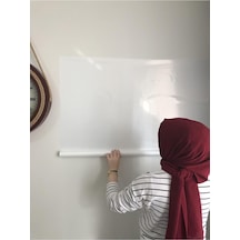 2 Tane 60x100 Beyaz Statik Akıllı Kağıt Yazı Tahtası Duvar,cama, Tahtaya Uygulanır Yapışkansız Beyaz 60 X 100 Genel