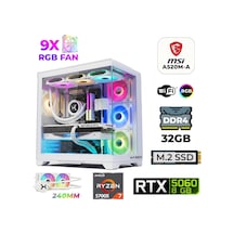 Xaser Sword X60 R7-5700X 32 GB 1 TB NVMe SSD 8 GB RTX5060 Masaüstü Oyuncu Bilgisayarı