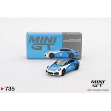 Mini Gt Porsche 911 Turbo S Safety Car 2023 Imsa Daytona 24 Hrs Mavi 735