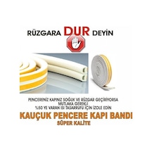 Beyaz Kauçuk Kapı Bantı Ve Pencere Bantı - Soğuk Önleyici Beyaz Kauçuk Kapı Bantı Ve Pencere Bantı - Soğuk Önleyici