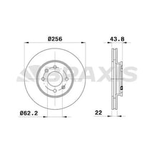Hyundai Accent 4 Fren Diski On 2011-2018 Braxıs Ae0772 2adettir