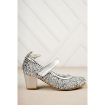 GİMER - Topuklu Arkası Kelebekli Gümüş Taşlı Ayakkabı - MWM22... Gümüş GİMER - Topuklu Arkası Kelebekli Gümüş Taşlı Ayakkabı - MWM22... Gümüş