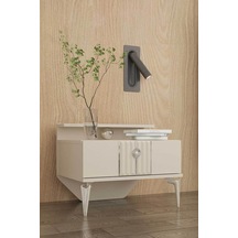 Modalife Vivaldi Tek Çekmeceli Komodin - Vizon