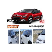 Cıtroen C3 Yarasa Ayna Kapağı Batman Parlak Siyah Piano Black