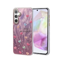Newface - 234 - Samsung Galaxy A35 5g Kılıf Blade Aynalı Desenli Kapak - - Flzdgnkr - Desen 8 Diğer