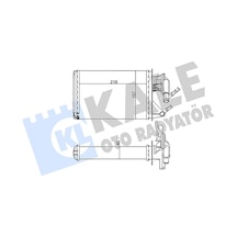 Kale Fiat Uno Kalorifer Radyatörü 4078731-7614067-5943154