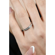 Taşlı Çıtır Yüzük 14 Ayar A041343