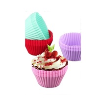 Silikon Muffin Ve Kek Kalıbı Konik 6 Lı Silikon Beyaz Diğer