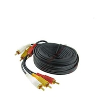 3 RCA Erkek TO 3 RCA Erkek Kompozit Görüntü Video AV Ses Kablo 5M