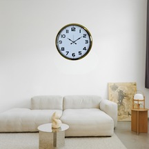 Büro Ev Ofis Dekoru İçin 52cm Gold Metal Klasik Stil Duvar Saati Diğer