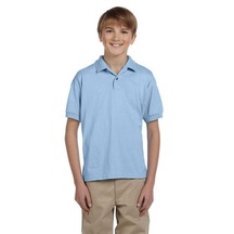 Tezzgelsin Erkek Çocuk Polo Yaka Kısa Kol Okul T-shirt Açık Mavi