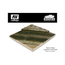 Vallejo Sc001 Döşeme Taşlı Cadde Kesiti 14x14 Cm., Manzara Serisi Model Aksesuarı