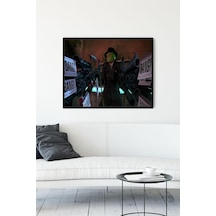 Pster12149 Maske Eğlenceli Mizahi Çerçeveli Tablo 50x70cm 7/8 Yaş