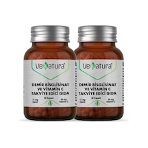Venatura Demir Bisgilisinat Vitamin C 90 Kapsül 2 Adet