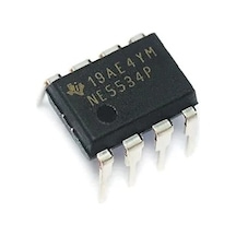 Texas Instruments Ne5534p Düşük Gürültülü Op-amp - Tekli Operasyonel Yükseltici Entegresi Dıp-8