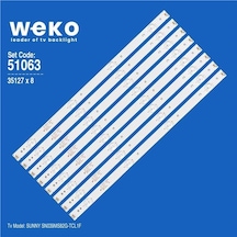 Wkset-6063 35127x8 40-lb3910-lba2xg 8 Adet Led Bar Tvnizi Açıp İçindeki Led Barla Birebir Aynısı Olduğunu Görmeden Almayınız. Sonrasında İade Almamaktayız.