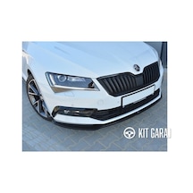 Skoda Superb Mk3 Ön Lip Plastik Boyasız