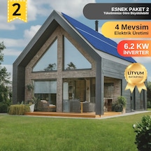 Urlasolar Plus Paket 6.2kw Tam Sinüs Akıllı İnverter Kapasite Artırılabilir Güneş Enerji Paketi