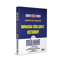 Jandarma Gen. Kom. Muvazzaf/sözleşmeli Astsubay Mülakat Sınavı Hazırlık
