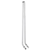 Barbekü Kömür Maşası 25036 - Paslanmaz Çelik 50 Cm Abanoz