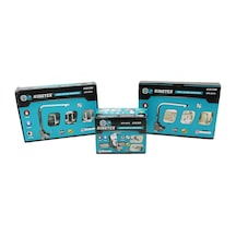 3lü Kare Set Aç Kapa Krom Batarya Musluk Filtreli Kare Banyo+kare Evye Mutfak+kare Lavabo 5570 Çok Renkli