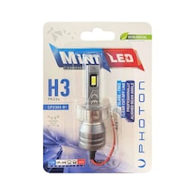 H3 Mini Kompakt Led, Pk22s, 12/24v, 1 Adet Çok Renkli