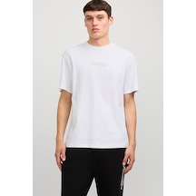 Jack & Jones Jjtaka Erkek Tişört Beyaz