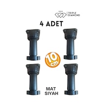 Ayarlanabilir 10cm -15cm Dolap Mobilya Mutfak Tezgah Yükseltici Ayağı Siyah Denge Ayakları 4 Adet Renkli