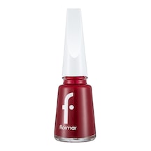 Flormar Klasik Parlak Bitişli Yüksek Pigmentli Oje - Nail Enamel -406 Dark Red New- 8682536036009