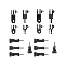 2 Set Ayarlanabilir Döner Kol Uzatma Kolu, Gopro Hero 10, 9, 8, 7, 6, 5 Ve Diğer Aksiyon Kamera