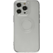 Apple İphone 13 Pro Kılıf Santa Lens Silikon - Şeffaf