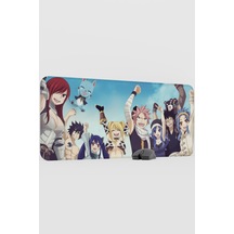 Fairy Tail Anime V4 - 90x40 Xxl Gaming Kauçuk Kaymaz Taban Mouse Pad Fare Altlığı
