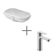Duravit D-code 49 Cm Tezgahaltı Lavabo Ve A.1 Lavabo Bataryası