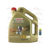 Castrol Edge 5W-30 LL Tam Sentetik DPF Motor Yağı 5 L + Cam Suyu 80 ML