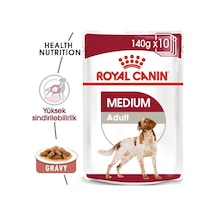 Royal Canin Medium Adult Tavuklu Yetişkin Köpek Maması 10 x 140 G
