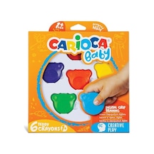 Teddy Bebek Crayons 6'li +1 Yaş 103 Ivory