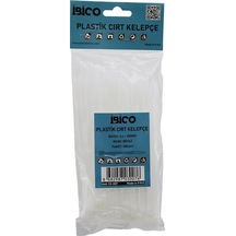 Beyaz 3.6x150mm Plastik Cırt Kelepçe 100pcs 4727