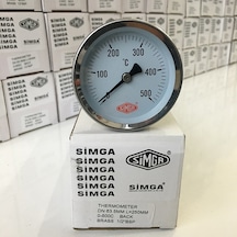 63 500 C Derece 25 Cm Dalma Boylu Fırın.taş Fırın Termometresi Simga N11.1120