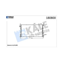 Motor Su Radyatoru Connect 1.8tdcı 03 06 Ya Da 09 13 Klımalı Kale Radyatör 8t168005ba/ 1365996