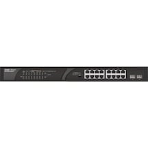 Rg-es118gs-p 16 Port Poe+ 10-100-1000 Mbps 2 Port Sfp 247w Switch Hub