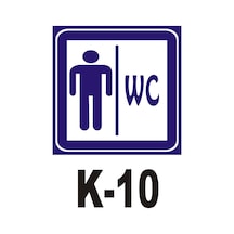Iş Güvenliği Pvc Dekota Uyarı - Ikaz Levhası Bay Wc Yazılı (258801601)