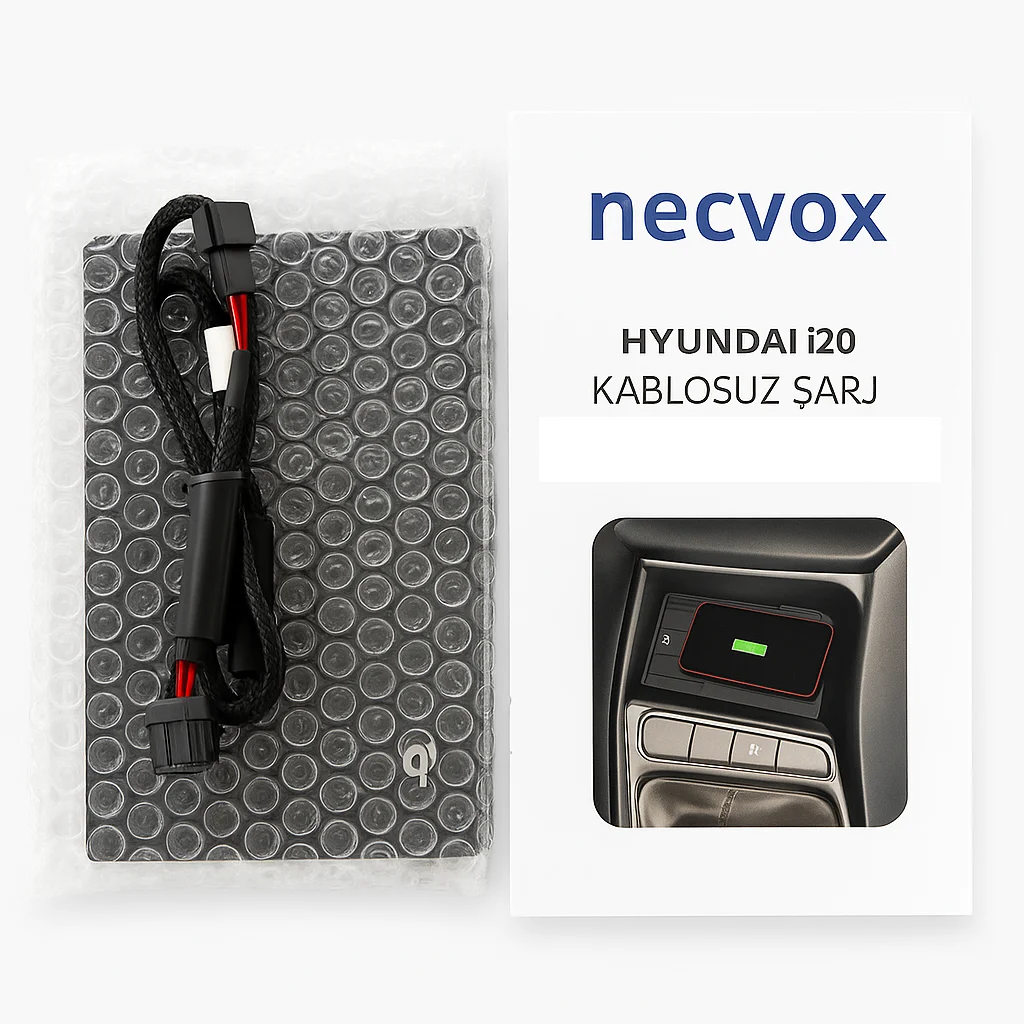 Hyundai İ20 Kablosuz Şarj Ünitesi Necvox Diğer