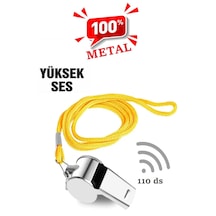 Metal Düdük - 110 Desibel 5615 Acı Kahverengi
