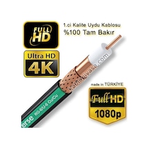 Erse Rg6U6 Bakır Anten Kablosu Bakır 50 Metre