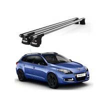 Trio-ı Renault Megane Kombi 2003-2008 Uyumlu Kilitli Ara Atkı 120cm Port Bagaj Tavan Barı