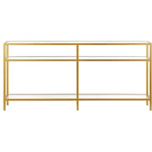 Agata Gold Metal İkili Dresuar Konsol Gold