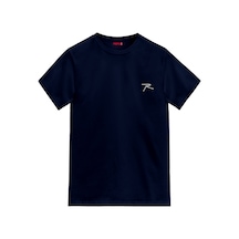 Raru Erkek %100 Pamuk T-Shirt Agnıtıo Lacivert